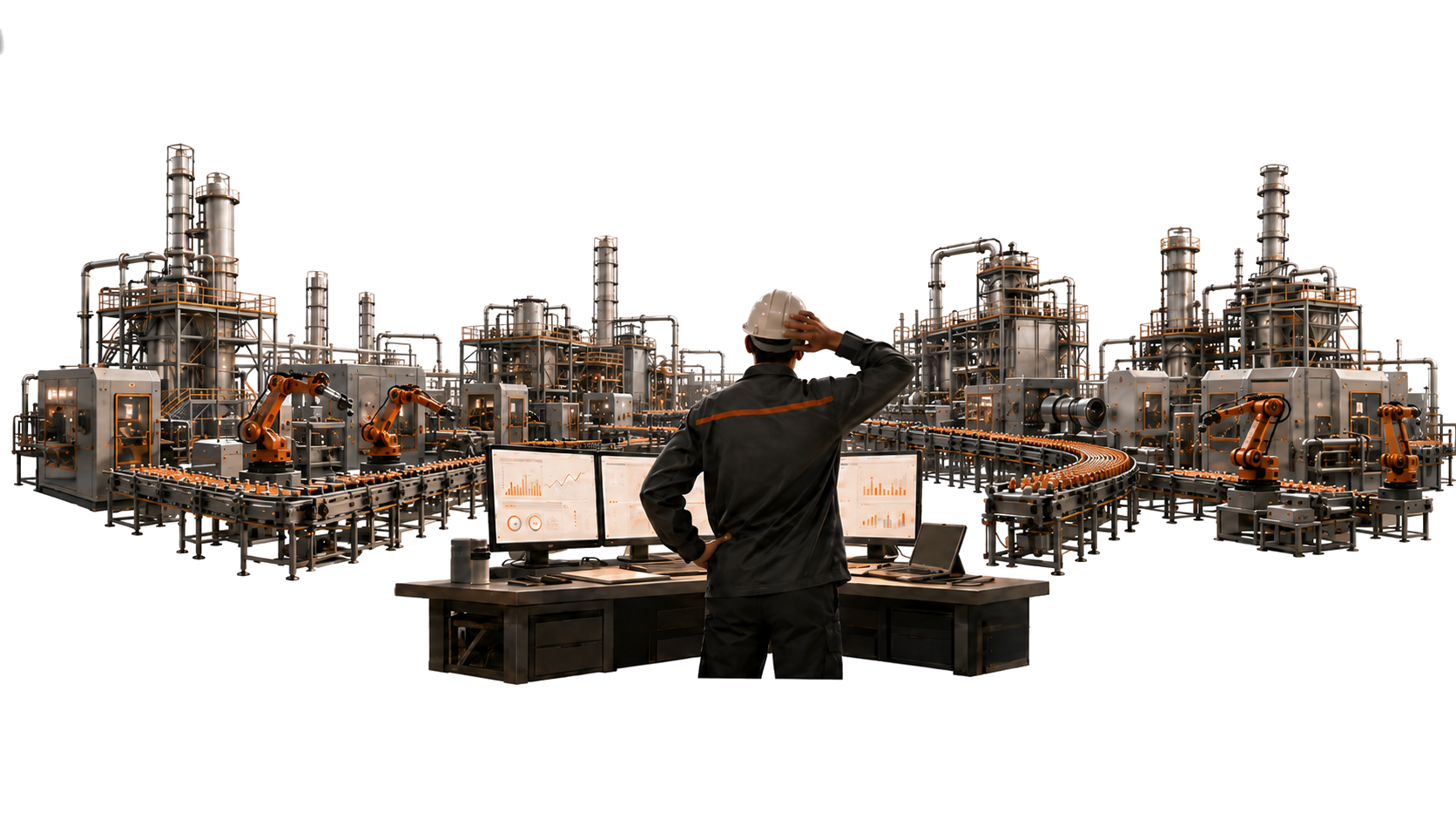 Planta industrial monitoreada por Forge